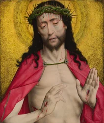 orjantappuroin kruunattu Kristus, n. 1470 (tempera puussa)